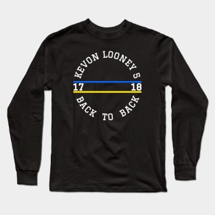 Kevon Looney 5 Back To Back Championship 2017 - 2018 Long Sleeve T-Shirt